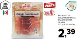 Todis Prosciutto crudo nazionale stagionatura 16 mesi offerta
