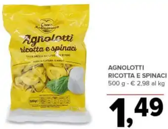 Todis Agnolotti ricotta e spinaci offerta