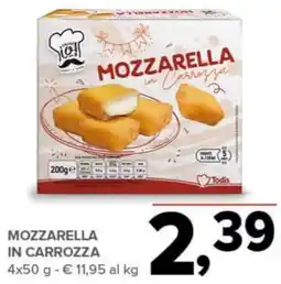 Todis Mozzarella in carrozza offerta