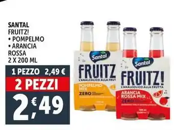 Santal fruitz! pompelmo arancia rossa