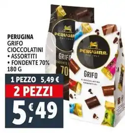 Deco Supermercati Perugina grifo cioccolatini offerta