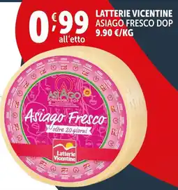 Deco Supermercati Latterie vicentine asiago fresco dop offerta