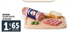 Deco Supermercati Negroni salame napoli offerta
