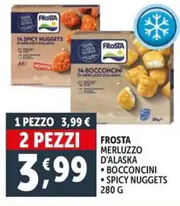 Deco Supermercati Frosta merluzzo d'alaska bocconcini spicy nuggets offerta