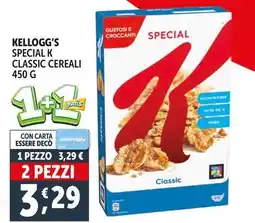 Deco Supermercati Kellogg's special k classic cereali offerta