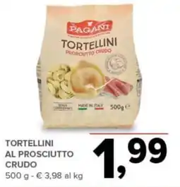 Todis Tortellini al prosciutto crudo offerta
