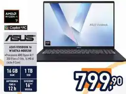 Unieuro ASUS VIVOBOOK 16 M1607KA-MB053W offerta