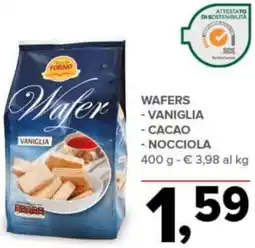 Todis Wafers - Vaniglia - Cacao - Nocciola offerta