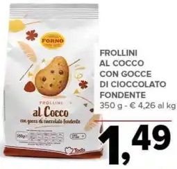 Todis Frollini al cocco con gocce di cioccolato fondente offerta