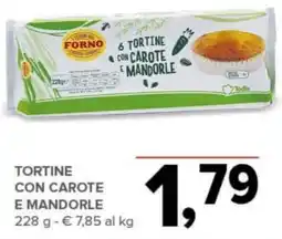 Todis Tortine con carote e mandorle offerta