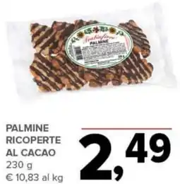 Todis Palmine ricoperte al cacao offerta