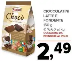 Todis Cioccolatini latte e fondente offerta