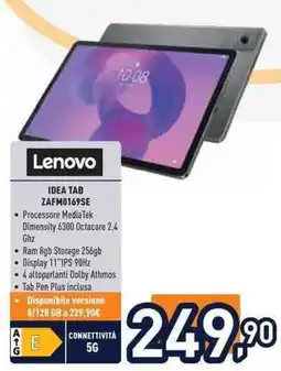 Unieuro Lenovo IDEA TAB ZAFM0169SE offerta
