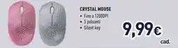 Unieuro Ioplee crystal mouse offerta