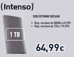 Unieuro (Intenso) SSD ESTERNO 3823450 offerta
