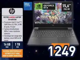 Unieuro hp VICTUS GAMING LAPTOP 15-fa2013nl offerta