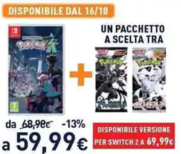 Unieuro Pokemon Z offerta