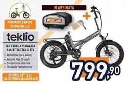Unieuro FAT E-BIKE A PEDALATA ASSISTITA TEKLIO TF4 offerta