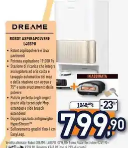 Unieuro DREAME ROBOT ASPIRAPOLVERE L40SPU offerta
