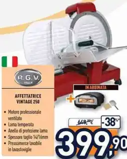 Unieuro R.G.V AFFETTATRICE VINTAGE 250 offerta