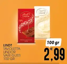 SpesAmica Lindt tavoletta lindor offerta