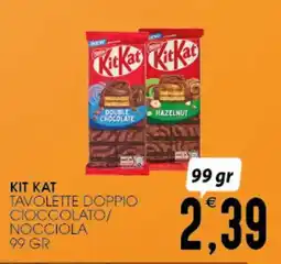 SpesAmica Kit kat tavolette doppio cioccolato/ nocciola offerta
