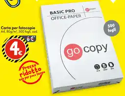 Tedi go copy Carta per fotocopie offerta