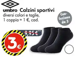 Tedi umbro Calzini sportivi offerta