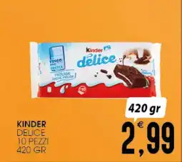 SpesAmica Kinder delice 10 pezzi offerta