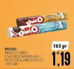 SpesAmica Pavesi ringo tubo cacao/vaniglia / nocciola&choco offerta