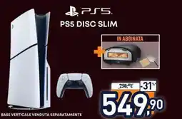 Unieuro PS5 DISC SLIM offerta