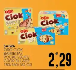 SpesAmica Saiwa oro ciok barretta/ pocket/soft/ cuor di latte offerta