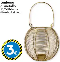 Tedi Lanterna di metallo offerta