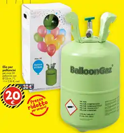 Tedi Elio per palloncini offerta