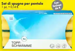 Tedi Set di spugne per pentole offerta