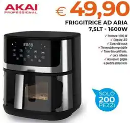 Todis Akai friggitrice ad aria 7,5LT - 1600 W offerta