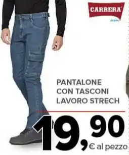 Todis Pantalone con tasconi lavoro strech CARRERA offerta