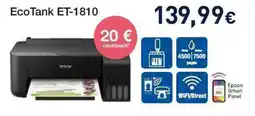 Unieuro EPSON EcoTank ET-1810 offerta