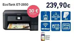 Unieuro EPSON EcoTank ET-2850 offerta