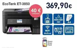 Unieuro EPSON EcoTank ET-3850 offerta
