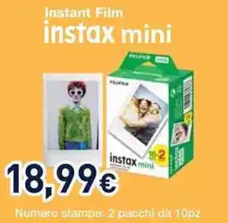 Unieuro Instant Film instax mini offerta