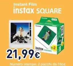 Unieuro Instant Film instax SQUARE offerta
