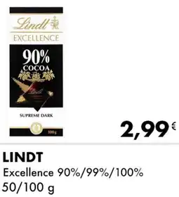 Iper Tosano LINDT EXCELLENCE Excellence 90%/99%/100% offerta