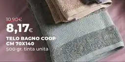 Ipercoop Telo bagno coop cm 70x140 offerta