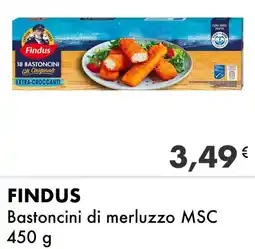 Iper Tosano FINDUS Bastoncini di merluzzo MSC offerta