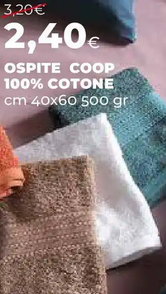 Ospite coop 100% cotone