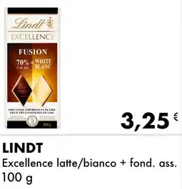 Iper Tosano LINDT Excellence latte/bianco + fond. ass. offerta