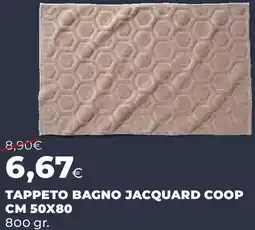 Ipercoop Tappeto bagno jacquard coop cm 50x80 offerta