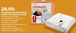Ipercoop SCALDALETTO ELETTRICO COOP TTS-60DN 1 PIAZZA offerta