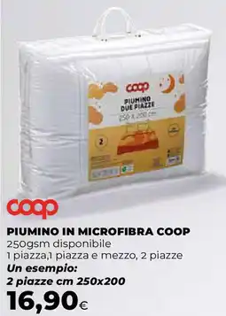 Ipercoop Piumino in microfibra COOP offerta
